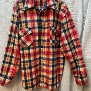 Vintage Jacket, multi color.2 shirt pockets. Extra buttons,freshly dry cleaned.